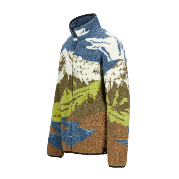PICTURE HAFDALS ZIP FLEECE FELPA SHERPA UOMO