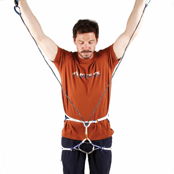 BLUE ICE HYDRA LEASH ULTRALEGGERA CON DOPPIO MOSCHETTONE