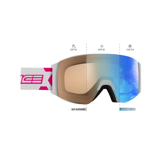 SALICE 105RWX MASCHERA DA SCI E SNOWBOARD CON LENTE RWX CATEGORIA 1-3 - DISPONIBILE IN VARI COLORI