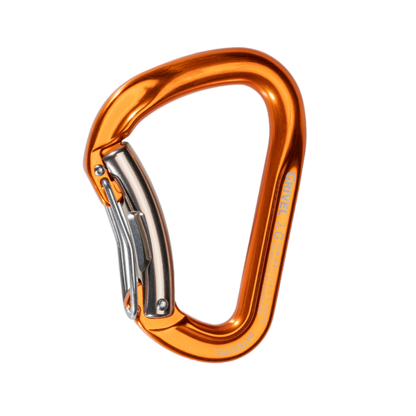 GRIVEL LAMBDA K7G Moschettone HMS con sistema Twin-Gate leva-filo