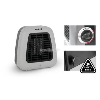 BRUNNER KERO THERMOSTAT TERMOVENTILATORE COMPATTO IN CERAMICA