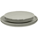 BRUNNER LUNCH BOX PLA TIERRA FOREST SET PIATTI+TAZZE DA 16 PEZZI IN RESISTENTE MELAMINA E FONDO ANTISCIVOLO