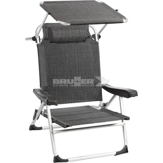 BRUNNER MAKAI SPIAGGINA PIEGHEVOLE CON PARASOLE - DISPONIBILE IN 2 COLORI