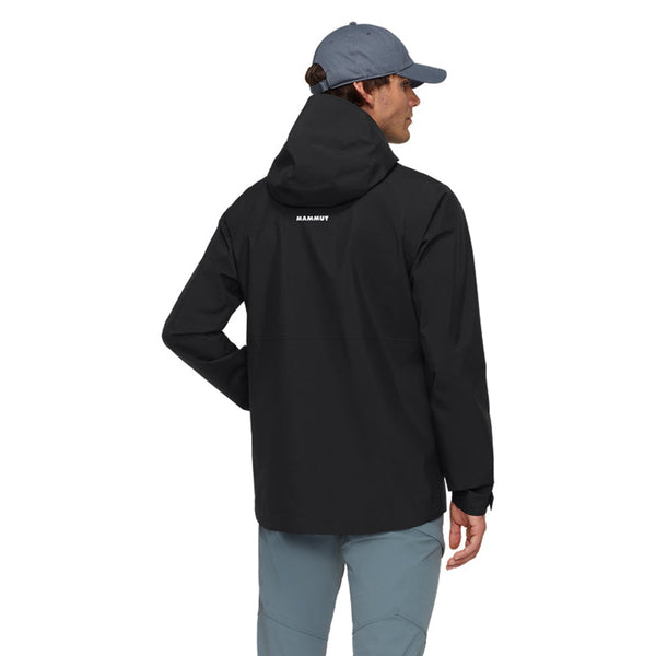 MAMMUT LINARD LIGHT HS HOODED JACKET MAN GUSCIO IMPERMEABILE ANTIVENTO