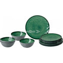 BRUNNER MIDDAY VENETIAN SEA GREEN SET PIATTI DA 12 PEZZI