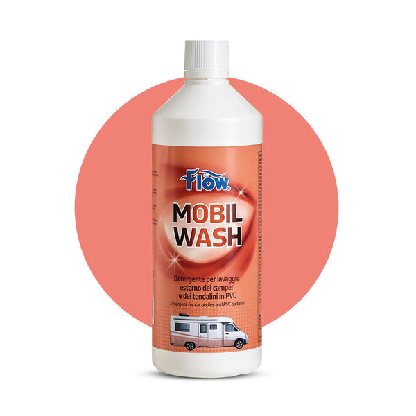 ECOLKEM FLOW MOBIL WASH DETERGENTE PER LAVAGGIO ESTERNO DI VEICOLI RICREAZIONALI, BARCHE E TENDALINI IN PVC