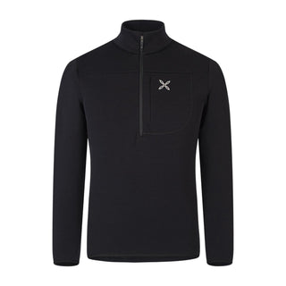 MONTURA ALTITUDE ANORAK PILE SECONDO STRATO CALDO POLARTEC - Nero