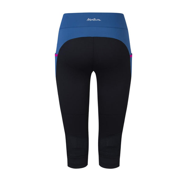 MONTURA RUN DREAM 3/4 PANTALONI DONNA Colore Nero/Care Blue