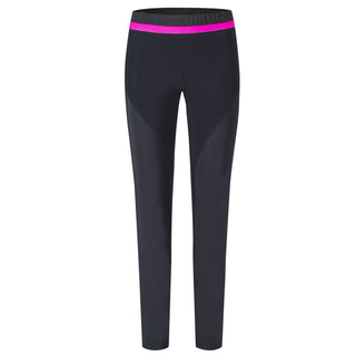 MONTURA THERMO FIT PANTALONE LUNGO DONNA IN CALDO PILE TRASPIRANTE - NERO/INTENSE VIOLET