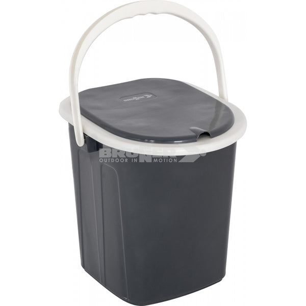 Toilette portatile XXL per campeggio, 40 cm di altezza, vasino retrattile per adulti, altezza regolabile, con gel per rifiuti liquidi, borsa da toilette (nero Toilette portatile XXL per campeggio, 40 cm di altezza, vasino retrattile per adulti, altezza regolabile, con gel per rifiuti liquidi, borsa da toilette (nero