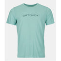 ORTOVOX 150 COOL CRACK BRAND TS COL. AQUATIC ICE T- SHIRT UOMO LEGGERA E RINFRESCANTE IN LANA MERINO