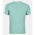 ORTOVOX 150 COOL CRACK BRAND TS COL. AQUATIC ICE T- SHIRT UOMO LEGGERA E RINFRESCANTE IN LANA MERINO