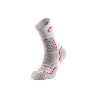 Compra ice-grey-red LURBEL LOGAN FIVE CALZE UNISEX TECNICHE ANTIVESCICHE TRASPIRANTI IDEALI PER TREKKING E LUNGHI CAMMINI- DISPONIBILE IN VARI COLORI!