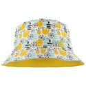 PAC KIDS BUCKET HAT CAPPELLO A FALDA LARGA DOUBLE-FACE PROTEZIONE RAGGI UV UPF50+ - DISPONIBILE IN 3 FANTASIE