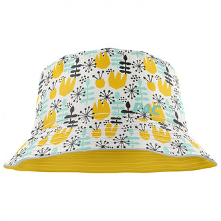 Compra yellow PAC KIDS BUCKET HAT CAPPELLO A FALDA LARGA DOUBLE-FACE PROTEZIONE RAGGI UV UPF50+ - DISPONIBILE IN 3 FANTASIE