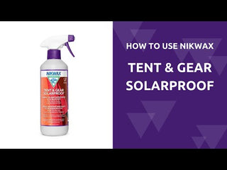 NIKWAX TENT & GEAR SOLARPROOF 500ml IMPERMEABILIZZANTE E PROTETTIVO UV SPRAY PER TENDE E BORSE