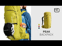 ORTOVOX PEAK 35 COMODO ZAINO ROBUSTO E MULTIFUNZIONALE PER TREKKING AD ALTA QUOTA E SCIALPINISMO - DISPONIBILE IN 2 COLORI - NEW COLOR 2025