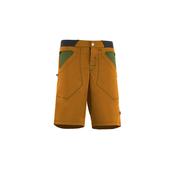 E9 N 3 ANGOLO SHORT UOMO IN COTONE ORGANICO PER ARRAMPICATA E TEMPO LIBERO - DISPONIBILE IN 3 COLORI