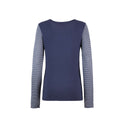 E9 IRIDE DONNA T-SHIRT MANICA LUNGA IN COTONE
