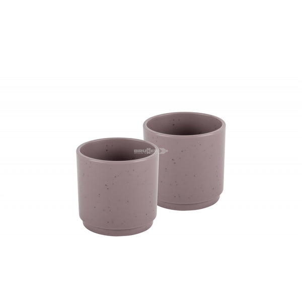 BRUNNER STOVIGLIE IN MELAMINA E FONDO ANTISLIP FANTASIA DOLOMIT - ARTICOLI ASSORTITI - DISPONIBILE IN 3 COLORI