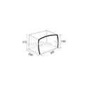 BRUNNER SKIA CAMPERVAN/CARAVAN Tendalino parasole con telaio gonfiabile