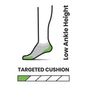 SMARTWOOL TARGETED CUSHION LOW ANKLE CALZE CORTE DA TRAIL RUNNING IN LANA MERINO
