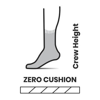 SMARTWOOL Zero Cushion Calze tecniche estive in misto lana merino leggere e traspiranti - Colore: Multicolor