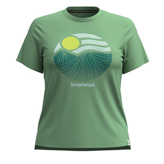 SMARTWOOL Horizon View T-shirt tecnica in misto lana merino leggera e traspirante - Colore: Honey Dew - Nuovi Arrivi SS24