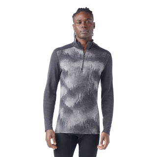 SMARTWOOL CLASSIC THERMAL MERINO MAGLIA TERMICA UOMO A MEZZA ZIP IN 100% LANA MERINO