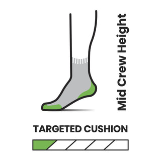 SMARTWOOL HIKE TARGETED CUSHION MID CREW DONNA CALZE LEGGERE IN LANA MERINO DA TREKKING