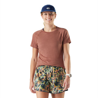 Compra mocha SMARTWOOL Active Ultralite Donna T-shirt a maniche corte in lana merino - Disponibile in vari colori