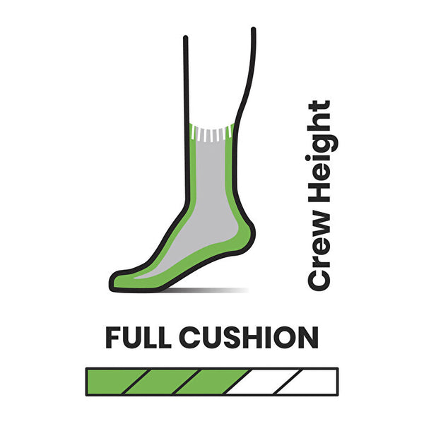 SMARTWOOL Classic Edition Full Cushion Crew CALZE TENICHE RINFORZATE IN LANA MERINO