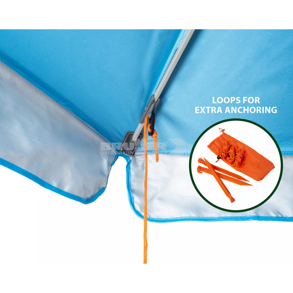 BRUNNER SOLADO PRATICO E RESISTENTE OMBRELLONE Ø 200 x H220 cm