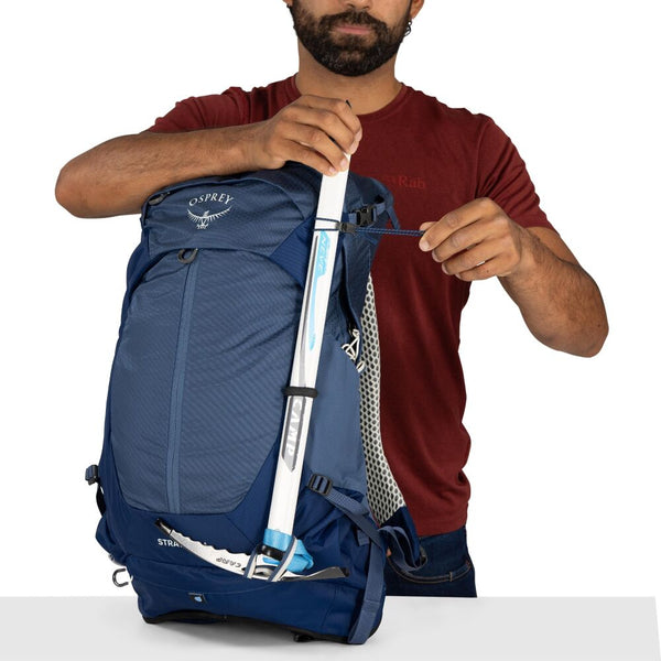 OSPREY STRATOS 24 ZAINO TREKKING 24 LITRI CON SCHIENALE STACCATO REGOLABILE - DISPONIBILE IN 2 COLORI