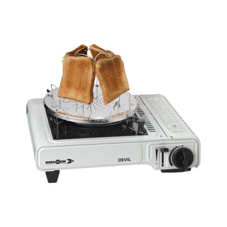 BRUNNER TOASTER Griglia tostapane pieghevole per fornelli a gas