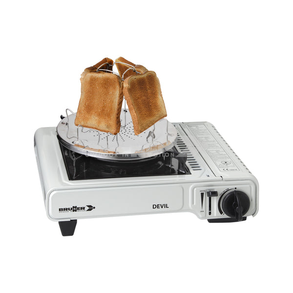BRUNNER TOASTER Griglia tostapane pieghevole per fornelli a gas