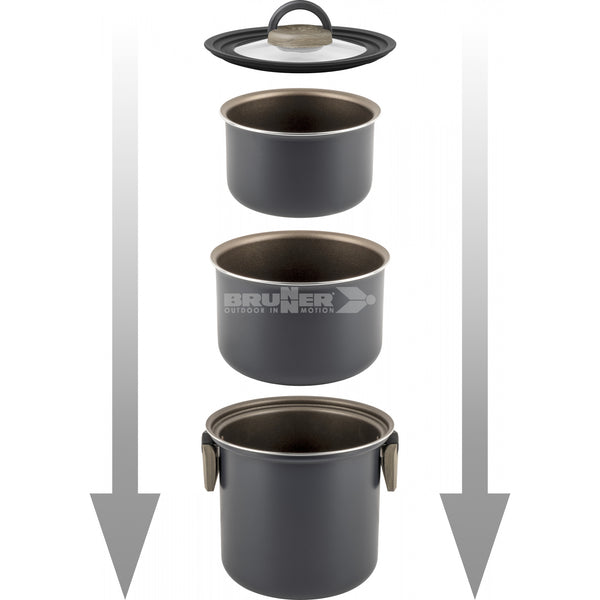 BRUNNER TORRALTA Ø 18cm SET PENTOLE SALVASPAZIO