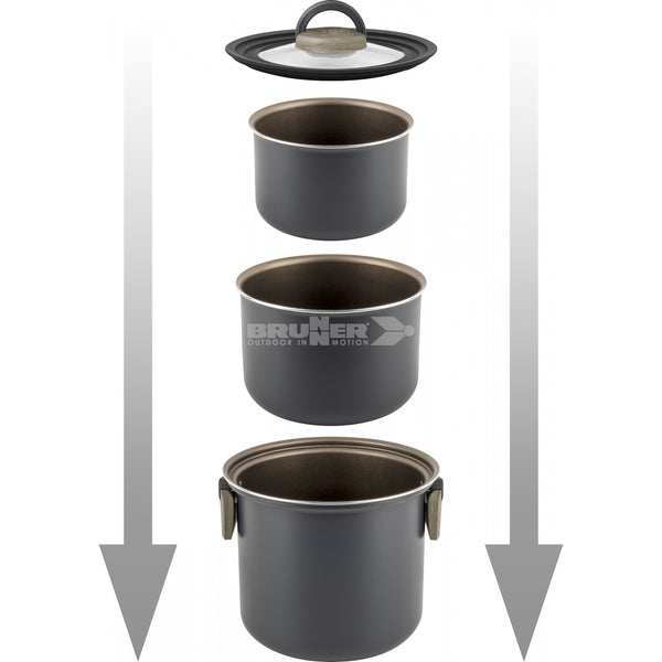 BRUNNER TORRALTA Ø 20cm SET PENTOLE SALVASPAZIO