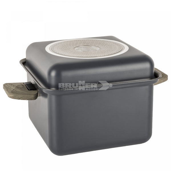 BRUNNER TORRALTA SQUARE SET PENTOLE SALVASPAZIO PER CAMPER E BARCHE