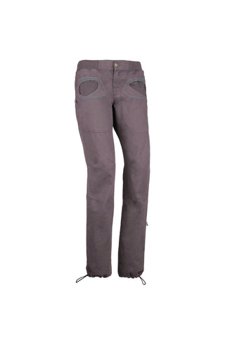 E9 ONDA SLIM 2 PANTALONE LUNGO DONNA IN COTONE ORGANICO