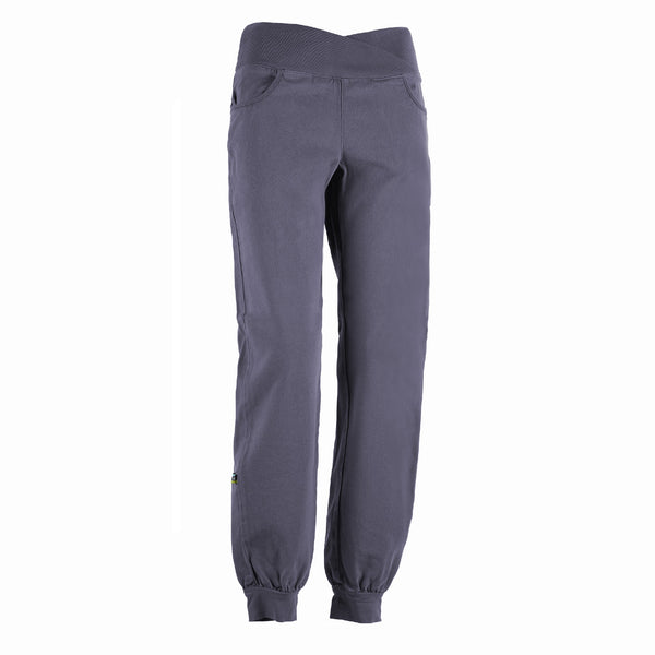 E9 OLIVIA PANTALONE LUNGO DONNA IN COTONE ORGANICO