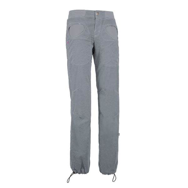 E9 ONDA-VS PANTALONE LUNGO DONNA IN COTONE ORGANICO DISPONIBILE IN DUE COLORAZIONI