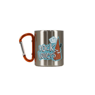 E9 LOVER CUP TAZZA IN ACCIAIO INOX CON MOSCHETTONE