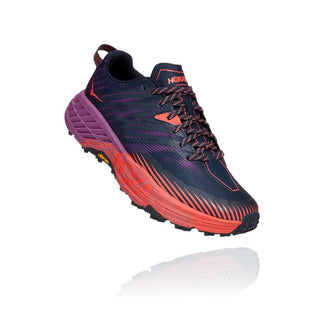 HOKA W SPEEDGOAT 4 SCARPA DONNA ULTIMO PZ 38 SUPER PROMO! COL. OUTER SPACE / HOT CORAL