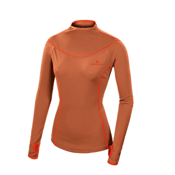 FERRINO Maglia maniche lunghe donna WEISSHORN T-SHIRT colore Orange