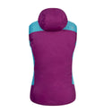 MONTURA ESCALADE VEST GILET DONNA IMBOTTITO CON CAPPUCCIO FUXIA/AZZURRO