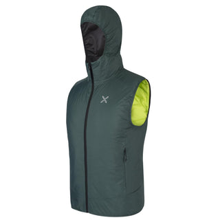 MONTURA ESCALADE VEST GILET IMBOTTITO CON CAPPUCCIO PER TREKKING E OUTDOOR VERDE FORESTA - NUOVI ARRIVI