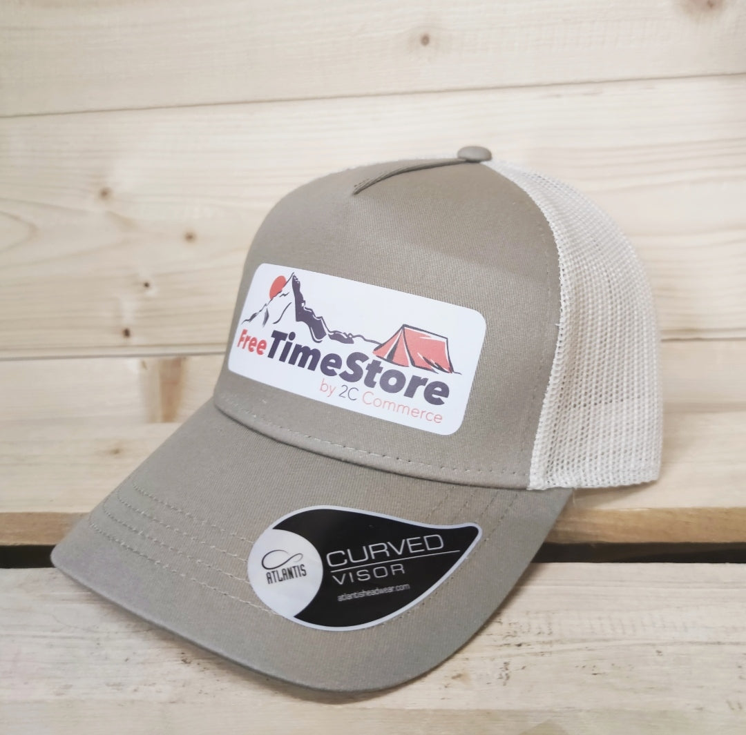 RAPPER COTTON FREETIMESTORE - Berretto con visiera in cotone KHAKI-STO ...