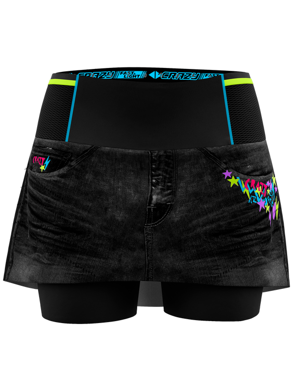 CRAZY SKORT VOLTAGE GONNA PANTALONE RUNNING DONNA Free Time Store
