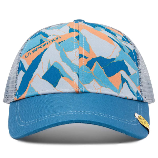 LA SPORTIVA MOUNTAIN HAT SPACE BLUE/MAPLE Cappello con visiera